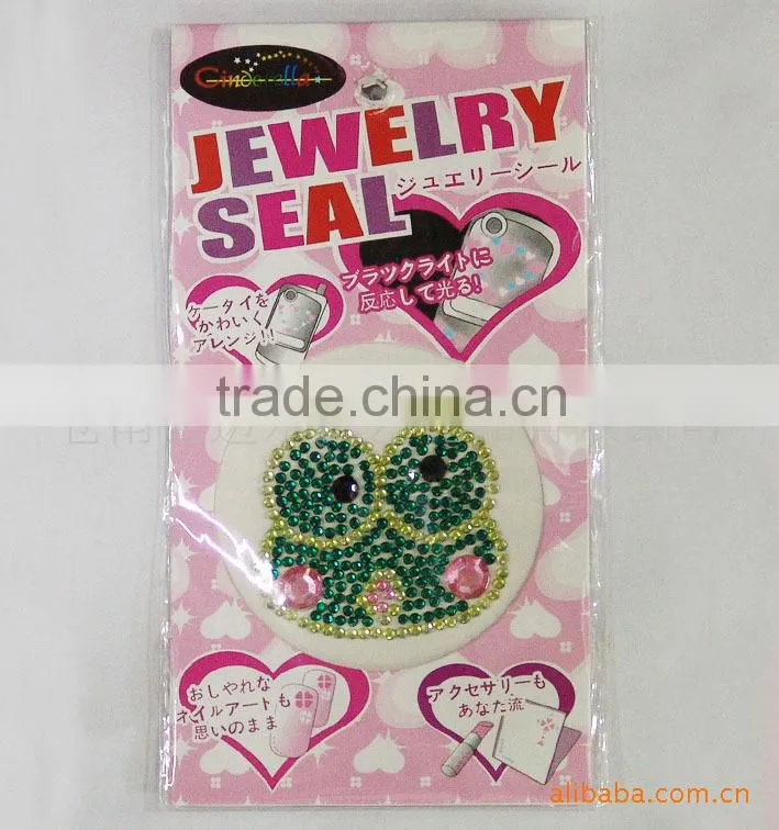 mobile phone bling crystal diamond sticker rhinestone acrylic sticker multi-style/acrylic sticker