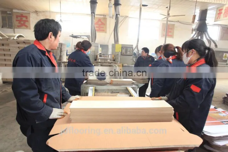 High quality laminated flooring packed with pallet export laminated flooring