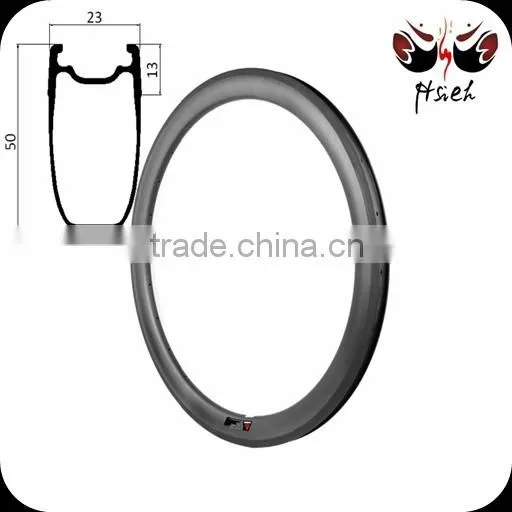 700C 50mm deep carbon rims china clincher tubeless, Aero carbon rims china 20.5mm / 23mm / 25mm width bicycle rims