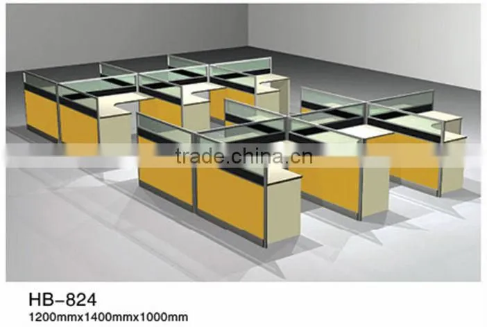 Fashion style design staff desk office workstation HB-824