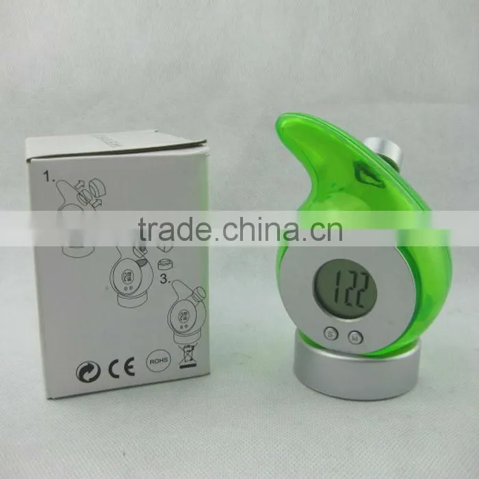 OEM office digital water power clock,new cool digital toy,office clock gift