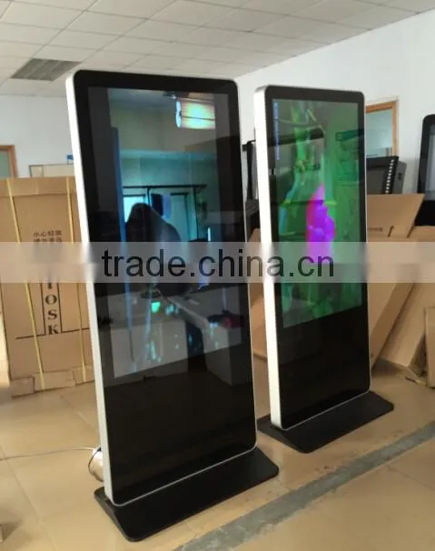 Digital Signage Kiosk / 55'' 1080P Full HD Indoor Digital Signage Display / Android Advertising Led Display