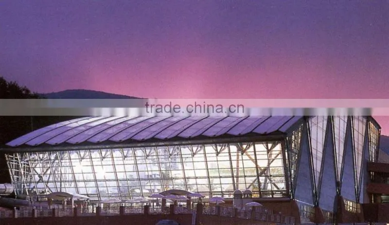 Hign quality landmark structure building Steel Structure House PVDF PTFE