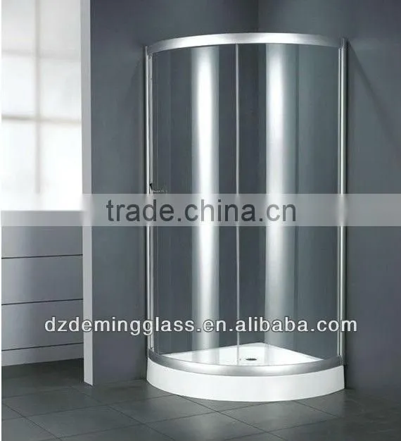 CCC and AS/NZS2208:1996 12mm Frameless Sliding Shower Glass