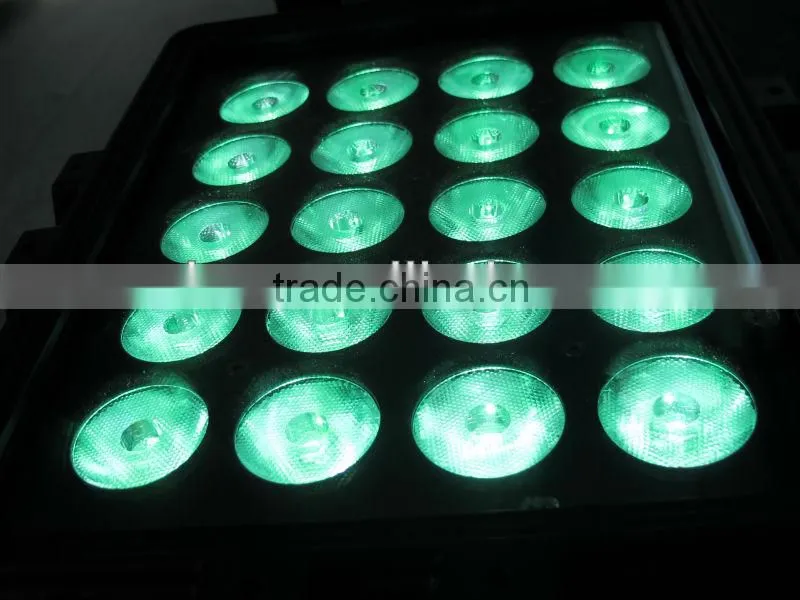 20pcs 15W RGBWA 5 in 1 decorative led waterproof dj lights