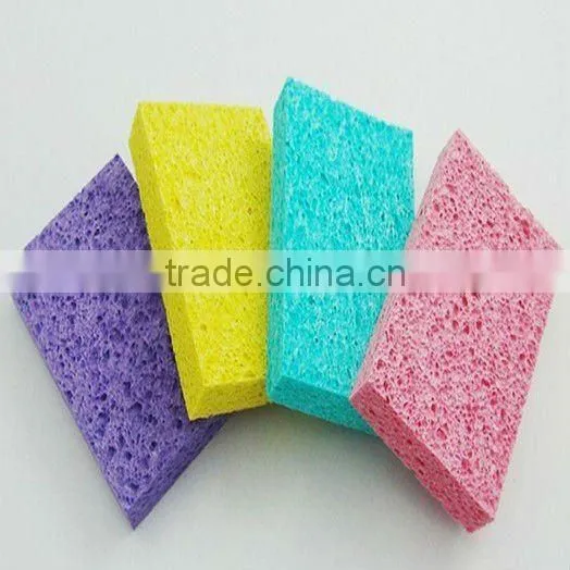 square cosmetic sponge & cellulose face cleaning sponge