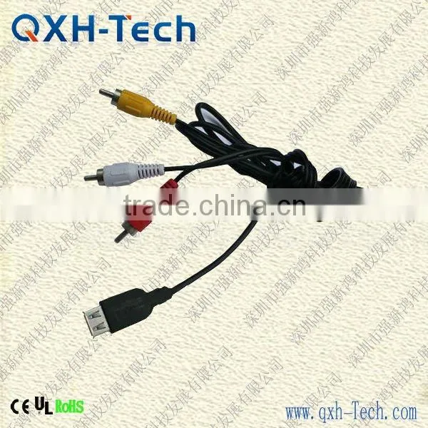 Hot Sell Female USB to Male RCA Cable
