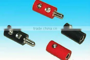 gold banana plug male connector rohs certificate