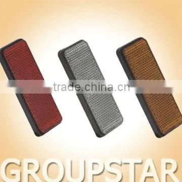Rectangle High Quality Trailer PC White Reflectors With ADR