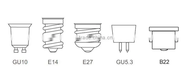 2835SMD B22/E27 10W 806lm LED lamp with CE&RoHS