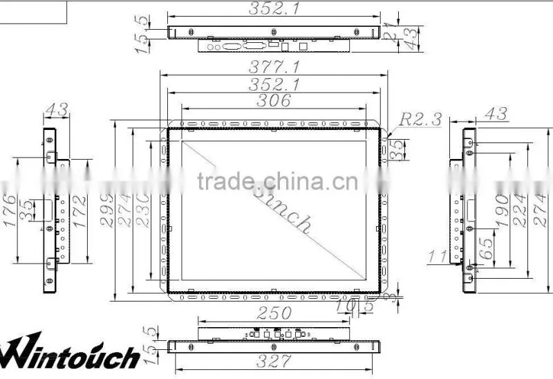 Shenzhen Wintouch POS System sun view monitor