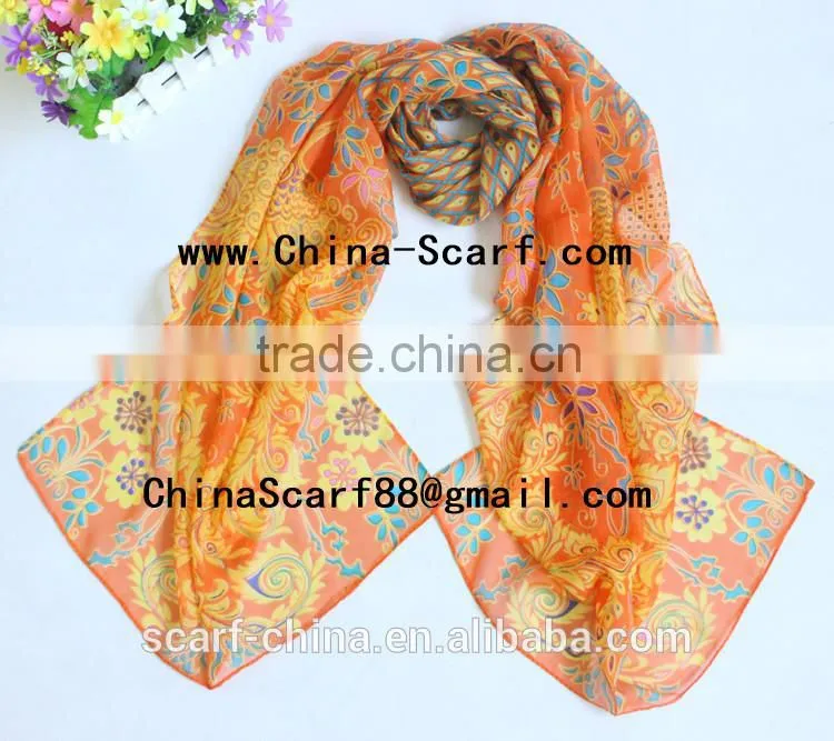 Chiffon fabric for scarf wholesale