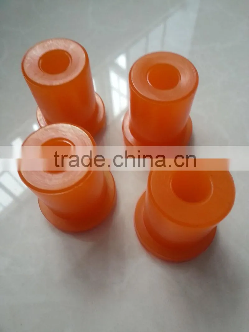 Red silicone rubber insulator bushing/ polyurethane pads