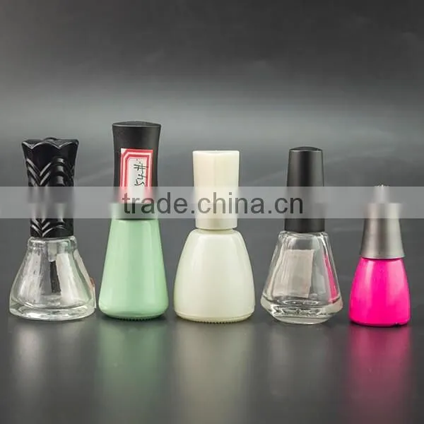 2016 new arrival big volume 10ml round nail polish bottle