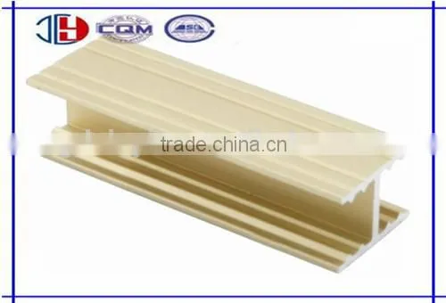 Lower horizontal aluminum extruded profile for wardrobe