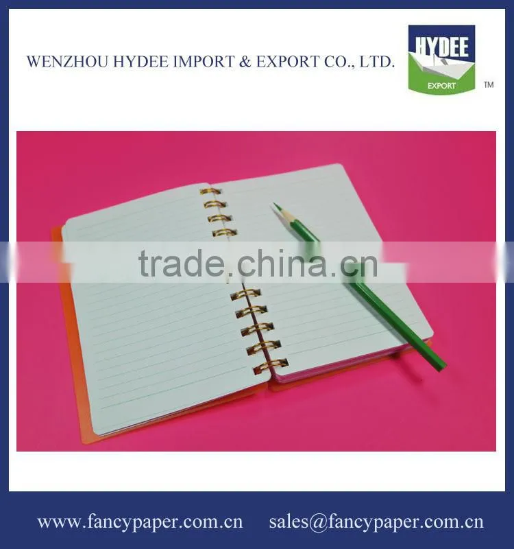 Spiral Notebook with Plastic Cover