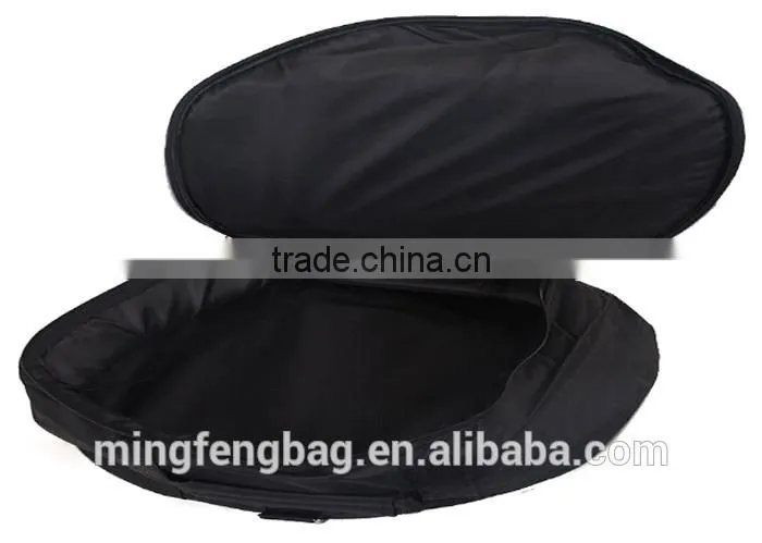 Custom High Quality Black 600D Oxford Waterproof Round Bass Drum Bag