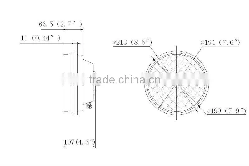 200mm LED traffic signal modules