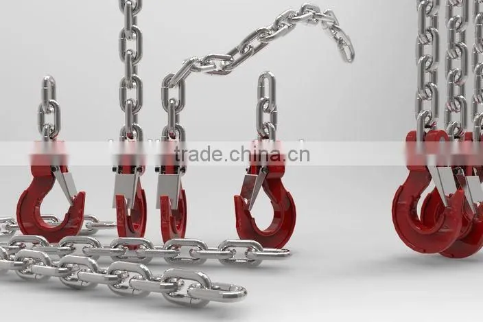 G80 high quality lifting chain with master link, US Type Master Link Rigging Hardware For Chain with powder coated surface