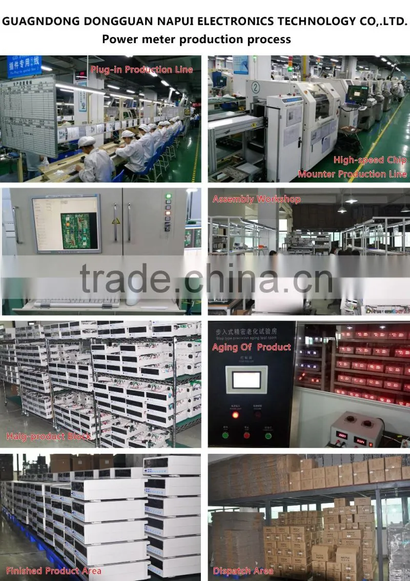 220v Digital power meter for led lamp test