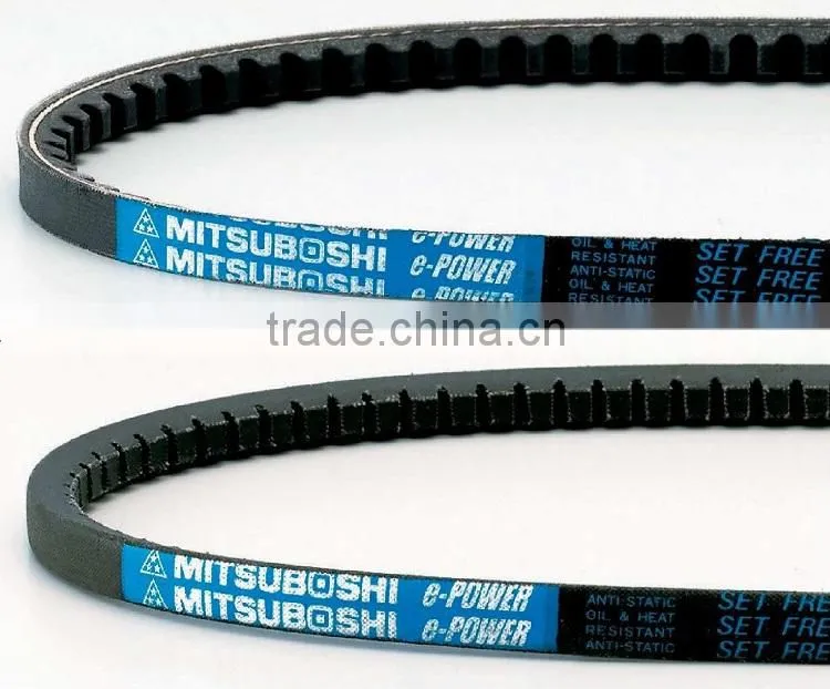 Reliable friction drive mitsuboshi v belt for industrial use