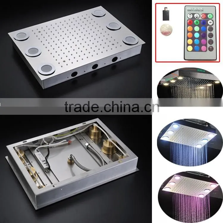 luxury led lamp illuminated shower head in construction & real estate