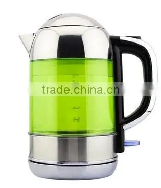 1.7L rotational glass electric kettle (new)