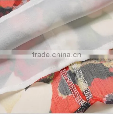 2016 Fashion Long Dress Chiffon New Style With Western Style