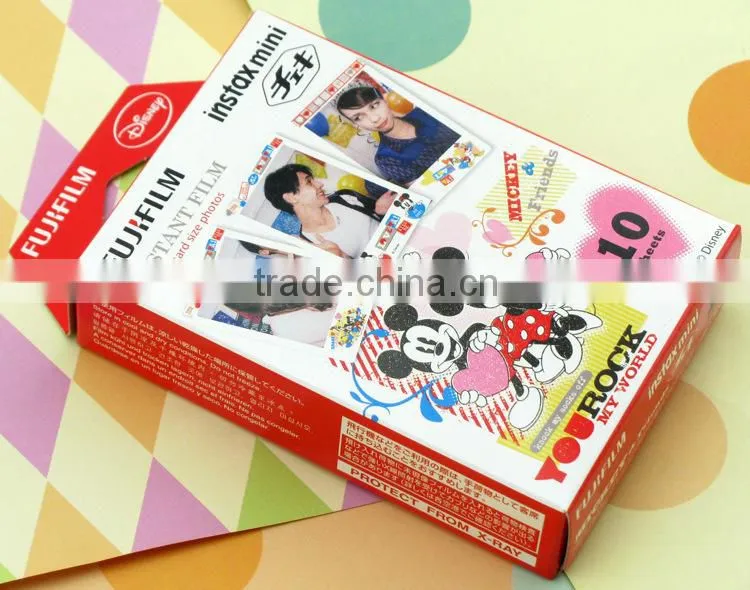 2015 Popular Fujifilm Instant Polaroid Instax Mini Film 10 Sheets Color Side Film