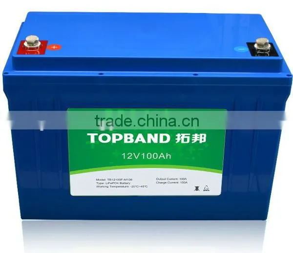 Car battery (LiFePO4) 12V 100Ah
