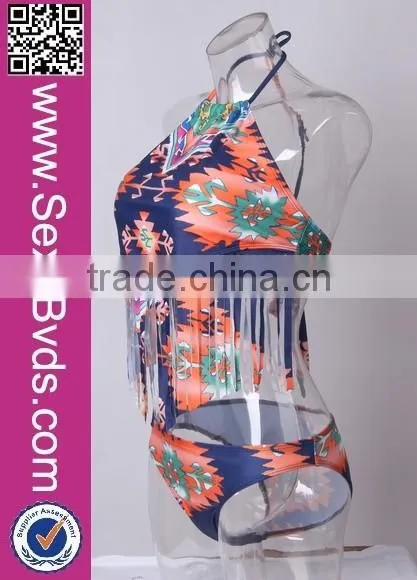 Wholesale women halterneck swimwear micro rhinestone bikini connector