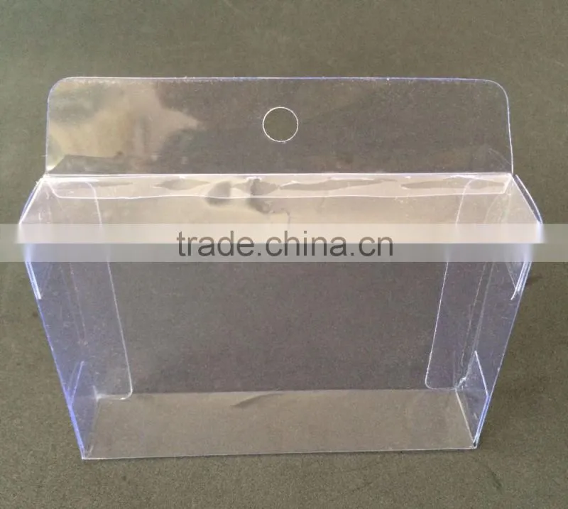 2016 Soft crease clear pvc packaging box