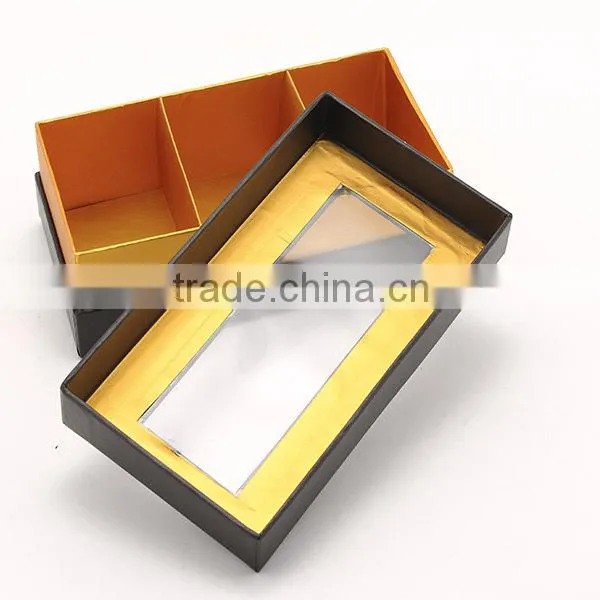 Brown PVC Window Macaroon Cardboard Paper Packaging Boxes
