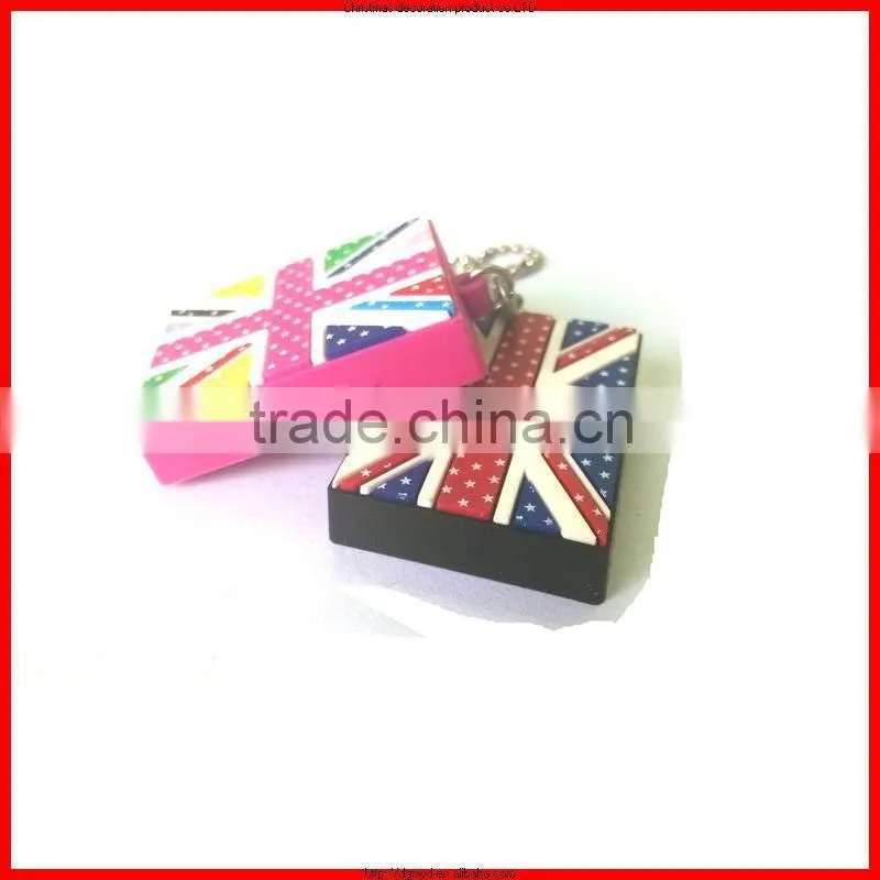 Meter flag square shape and economical wholesale key finder with keychain