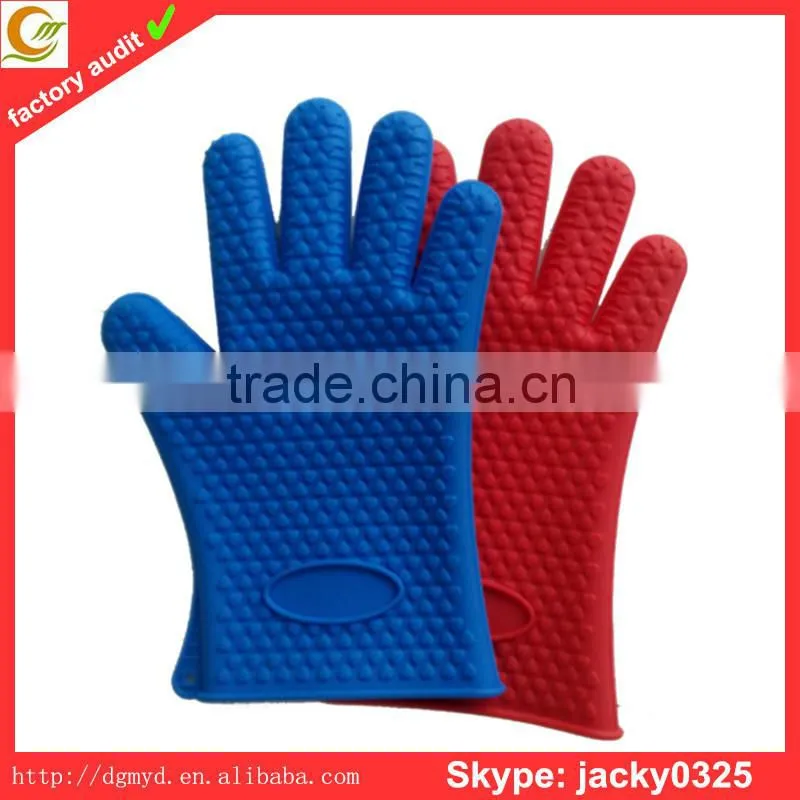 2015 dongguan factory wholesale silicone kitchen glove
