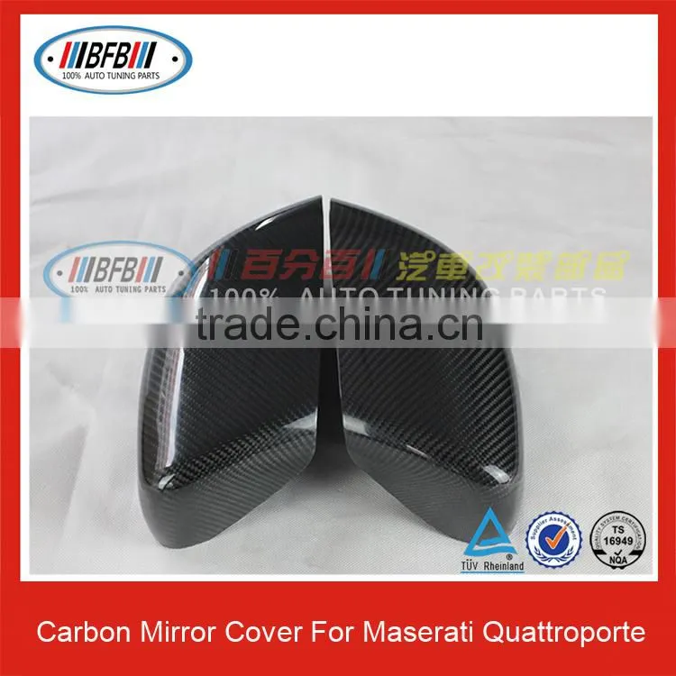 Auto Carbon Side Mirror Cover Stick On For Maserati Quattroporte/Ghibli