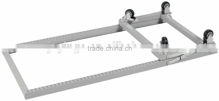Powder Coating Silver Moving Shelves Used to Market