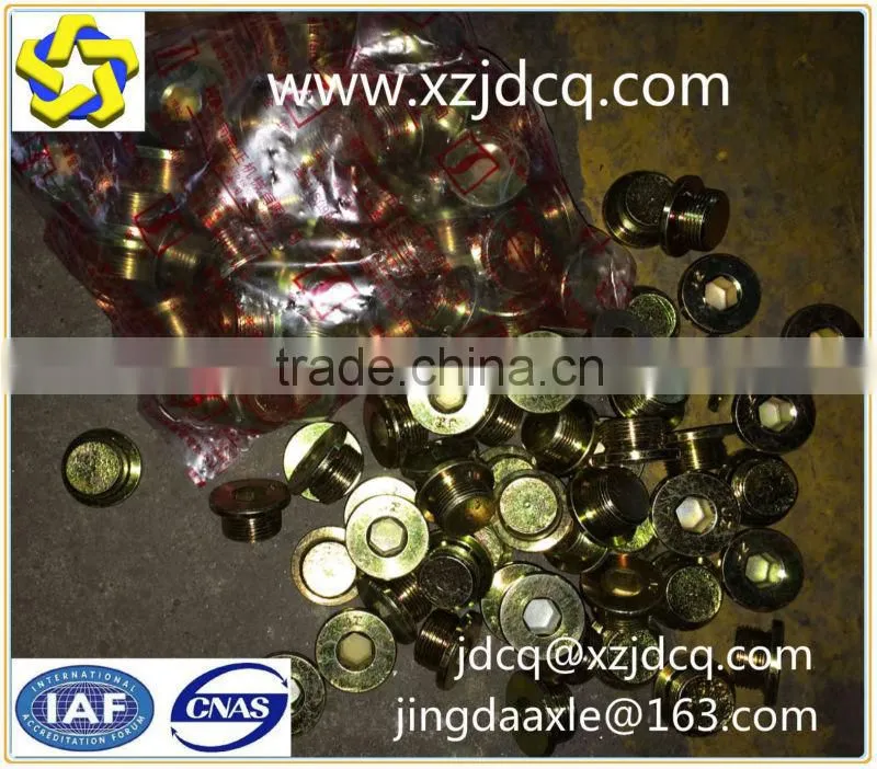 XCMG XGMA Wheel loader Compactor ZL50C 50E Axle Spare parts oil plug M24x1.5 75500197 lock nut