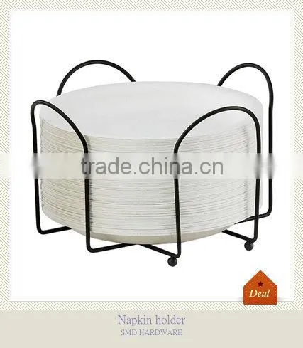 Metal round simple napkin holder