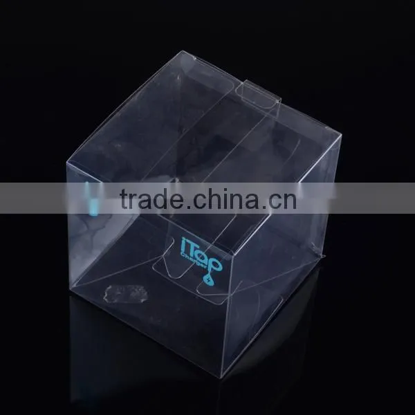Folding transparent pvc clear plastic box