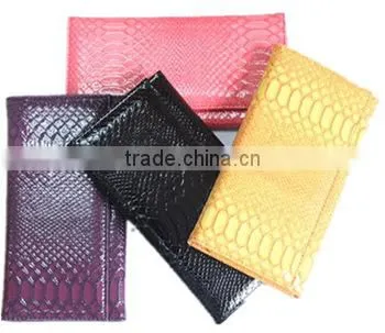 2015 top quality pu leather lady's beautiful wallet