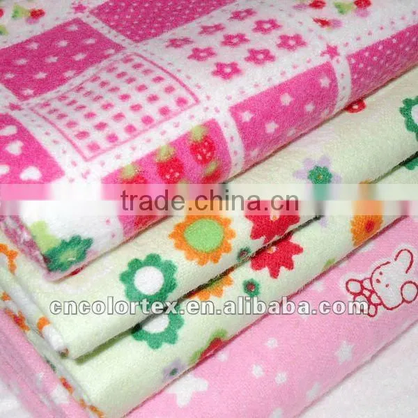 Solid Printed Flannel Fabric 100% Cotton Baby Flannel