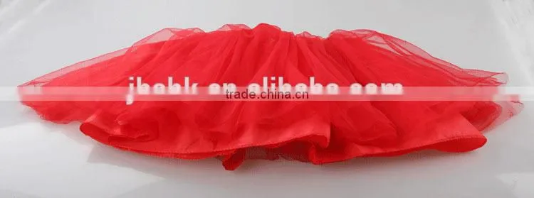 Women Red Tutu Skirt Formal Pettiskirt