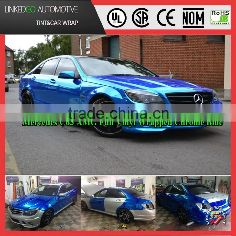 Best price car wrap sticker chrome vinyl wrap mirror car wrap wrapping sticker