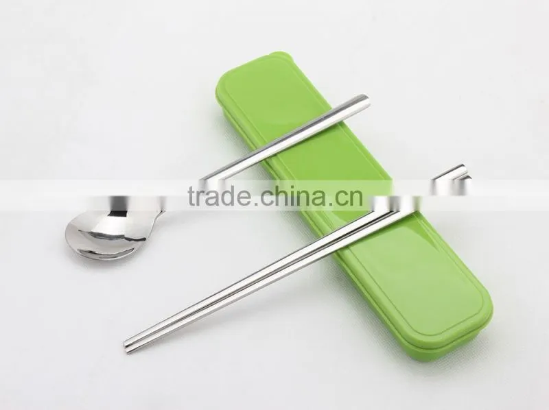 chopstick high quality, steel chopsticks spoon, korean spoon and chopstick