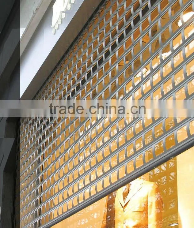 Aluminium Roller Grilles for Commercial Door