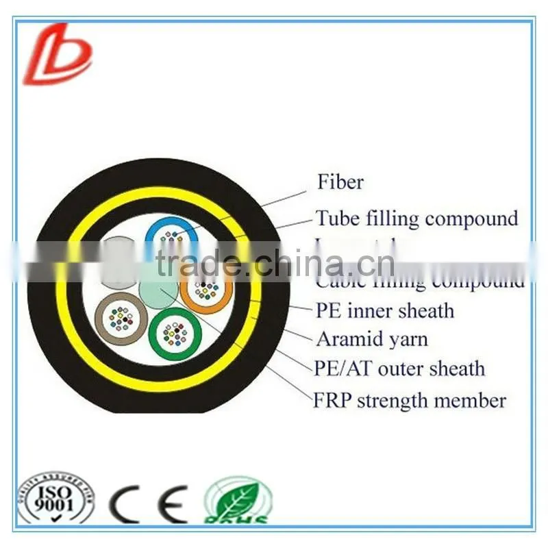 Professional Direct Buried Armored outdoor fiber optical cable gyta5 in stock