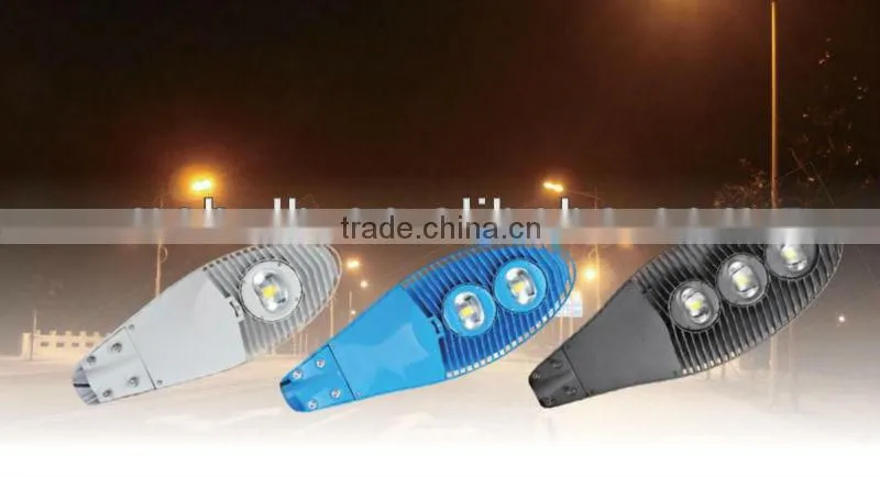manufacturer direct offer 1*50w/80w LED streetlights 7200lm die-casting aluminum&toughened glass