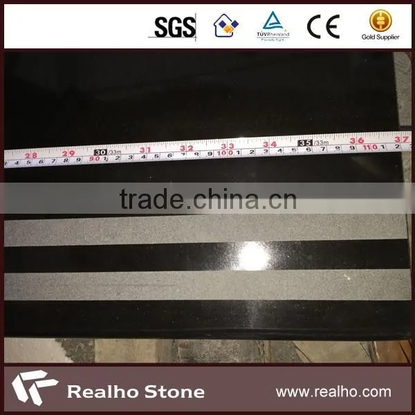 China Absolute Black Granite Modern Stair Treads