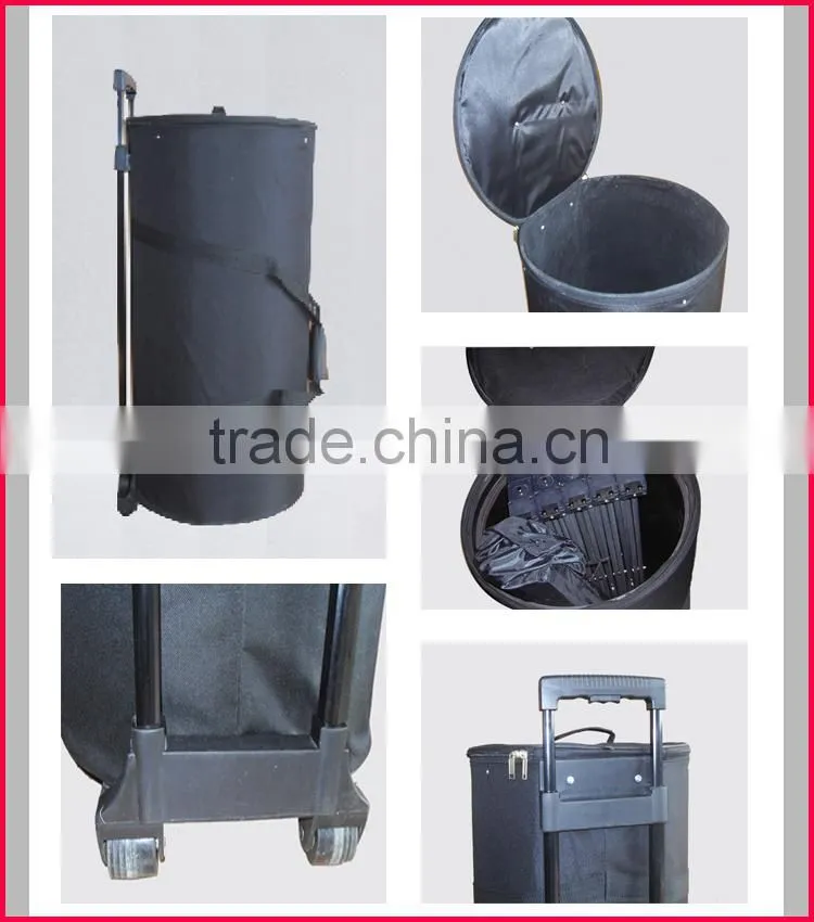 Fabric pop up stand with spring, pop up backdrop stand, advertising Chian hotsales display stand